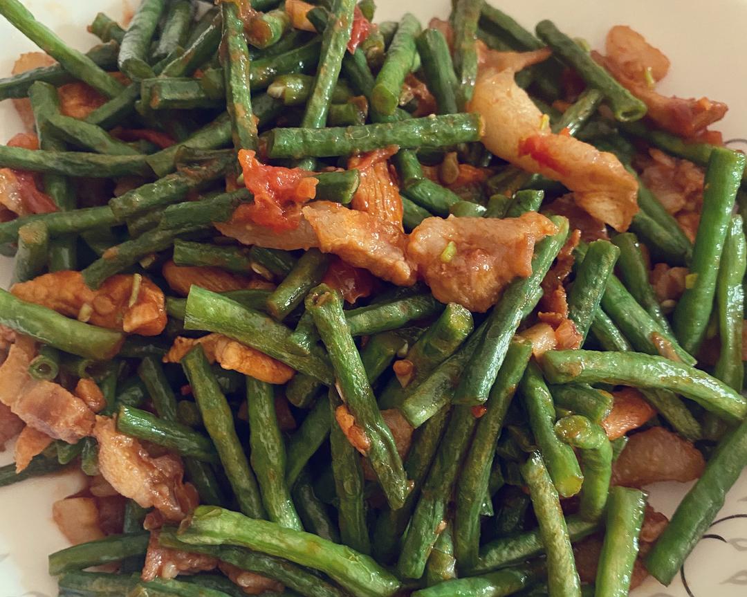 肉炒豇豆角的做法