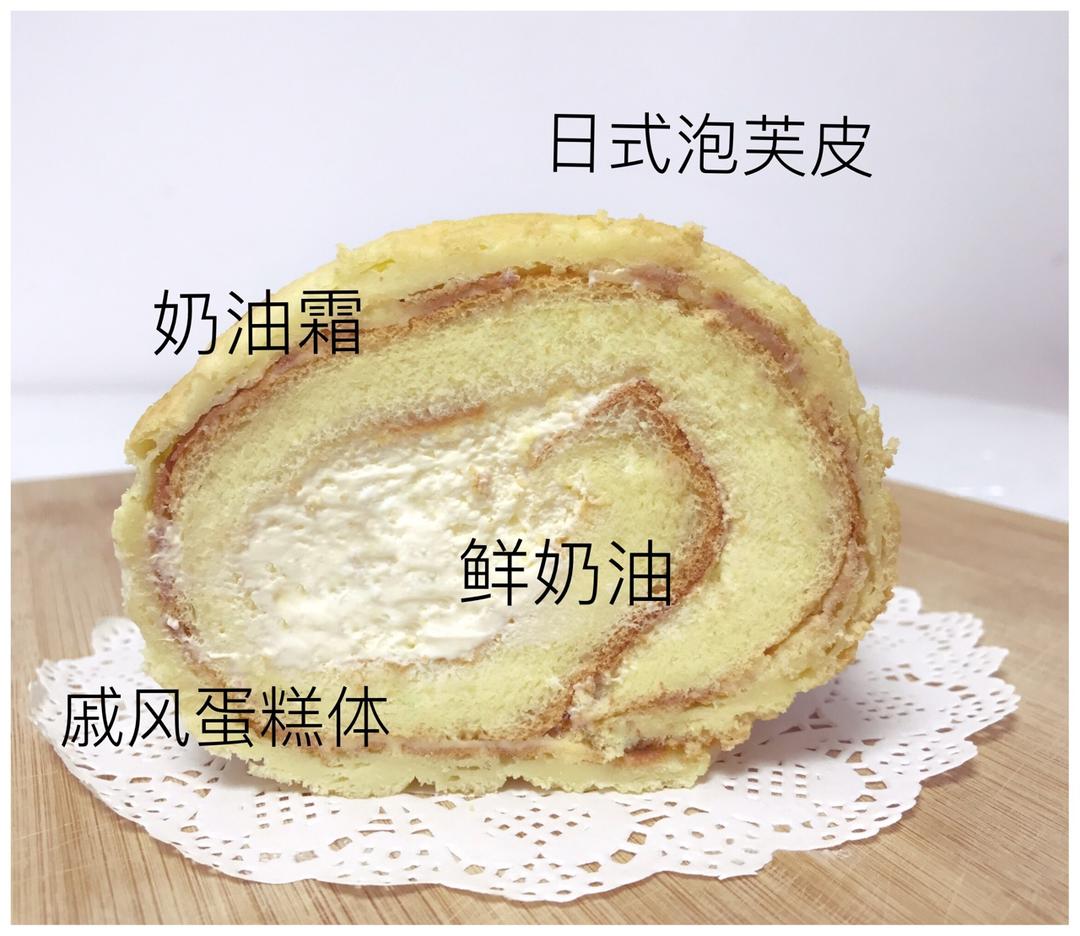 日式泡芙蛋糕卷