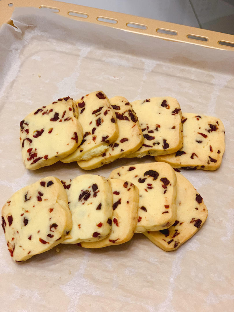 低糖少油版蔓越莓饼干