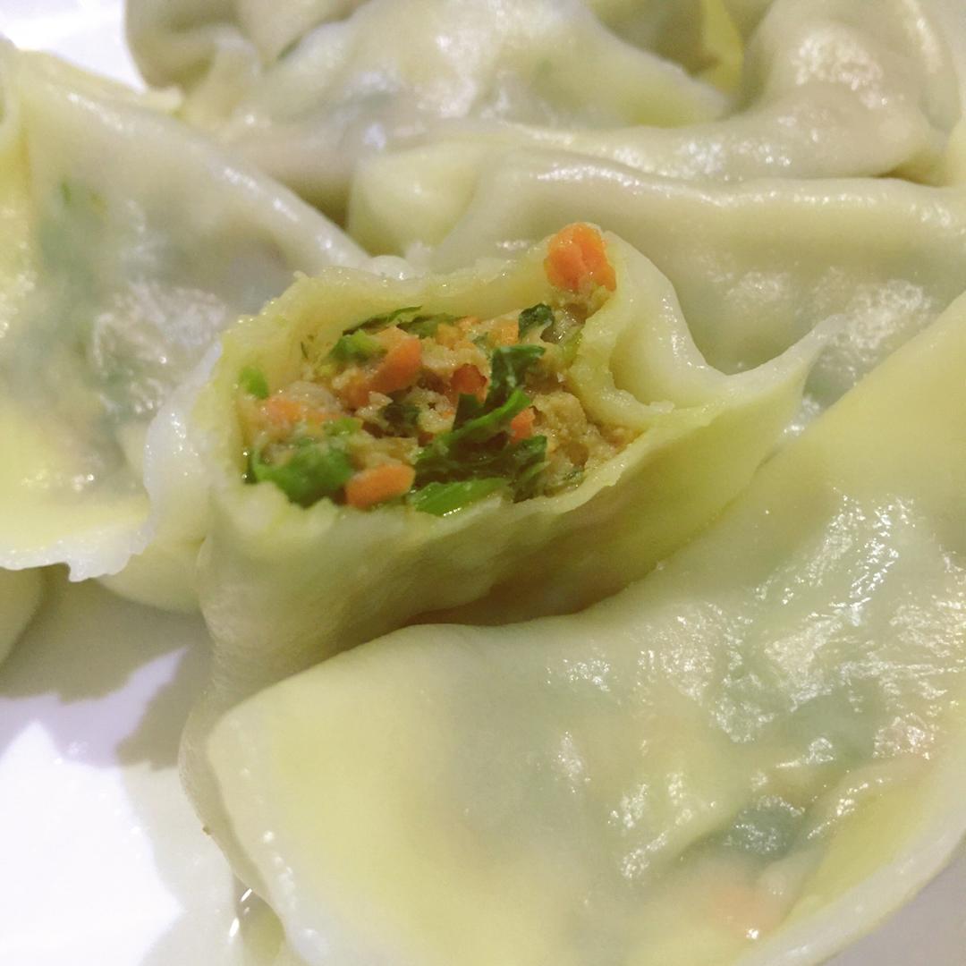 萤火虫1fis做的芹菜胡萝卜猪肉水饺