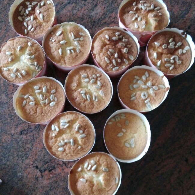 不会回缩的纸杯蛋糕--海氏烤箱定制