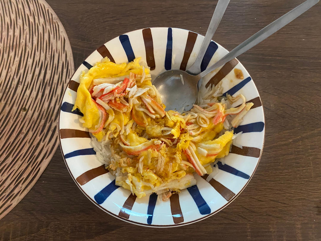 天津饭【蟹玉丼】蟹棒与鸡蛋的完美融合