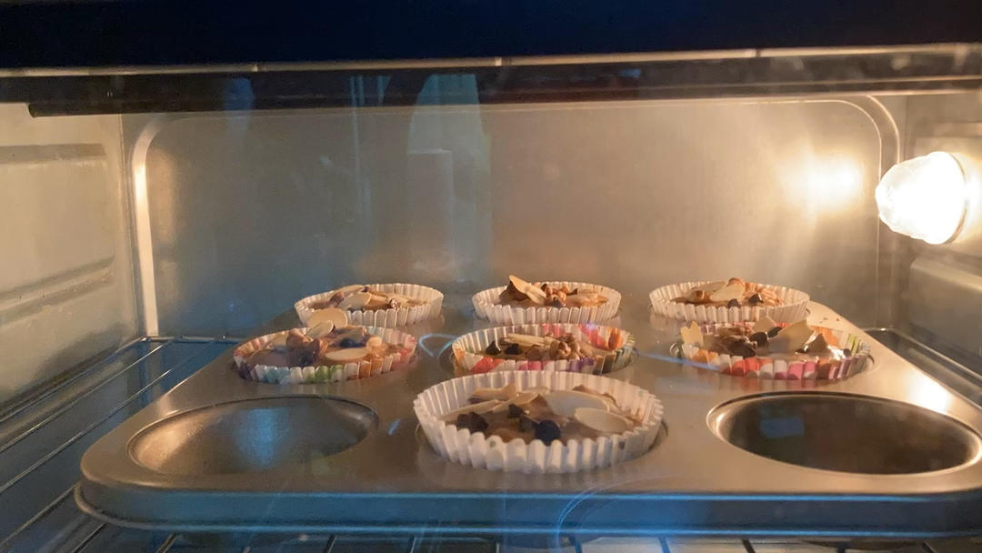 香蕉核桃巧克力马芬