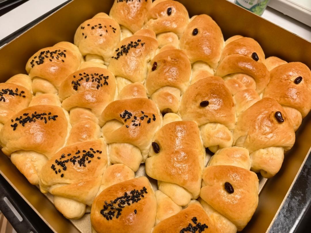 牛奶面包卷（直接法）