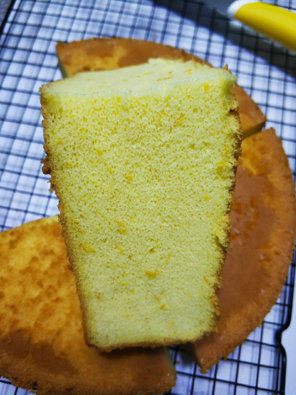 软嫩Q弹，橙香十足——香橙戚风