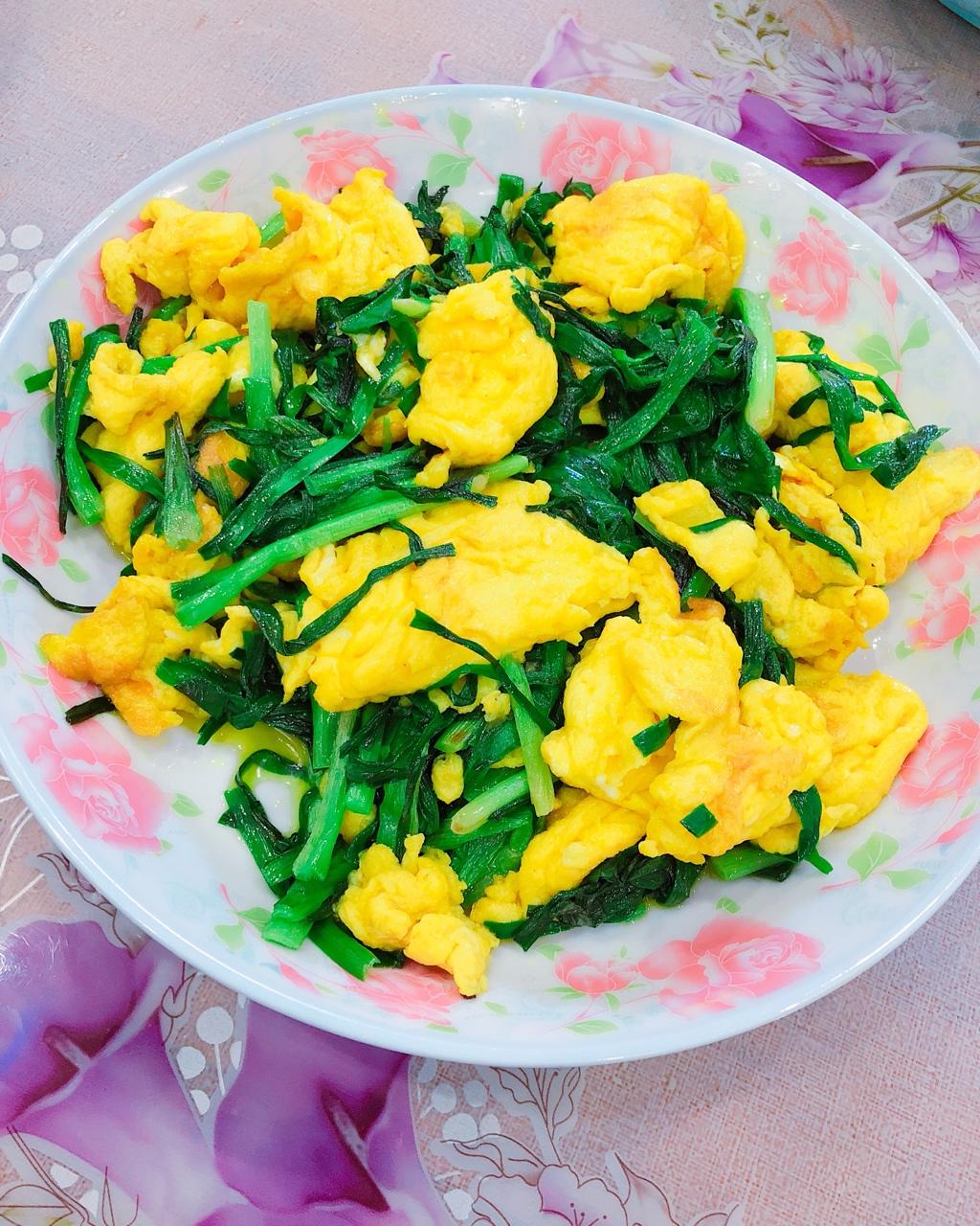 快手韭菜炒鸡蛋