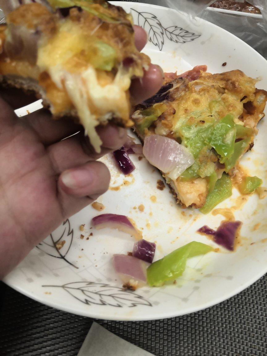 香肠肉松薄底披萨～快手早餐
