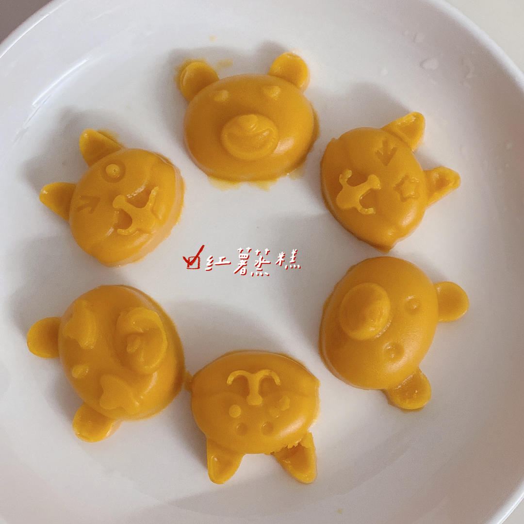 红薯蒸糕无蛋版 8+宝宝辅食