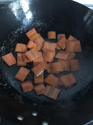 青椒胡萝卜炒大肉片的做法 步骤6