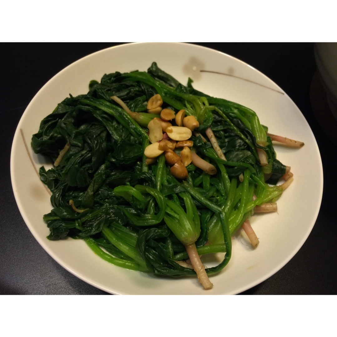 凉拌菠菜