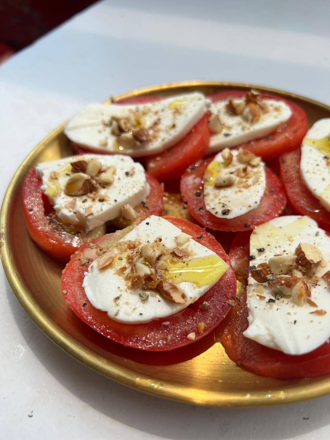 超快手水牛芝士番茄沙拉｜意大利三色沙拉