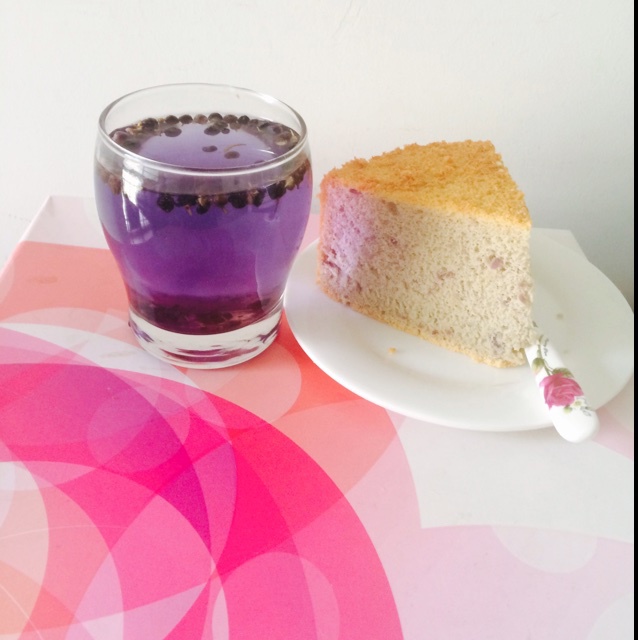 紫薯戚风蛋糕