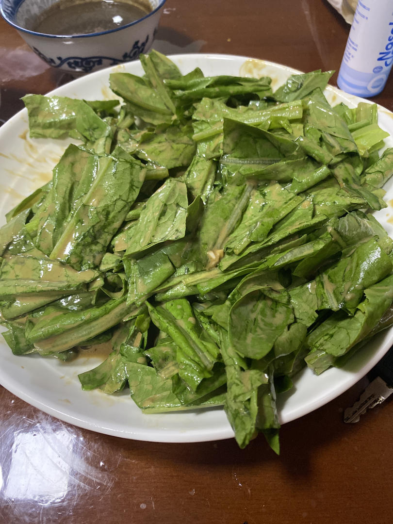 櫻小桃99做的最好吃的涼拌油麥菜