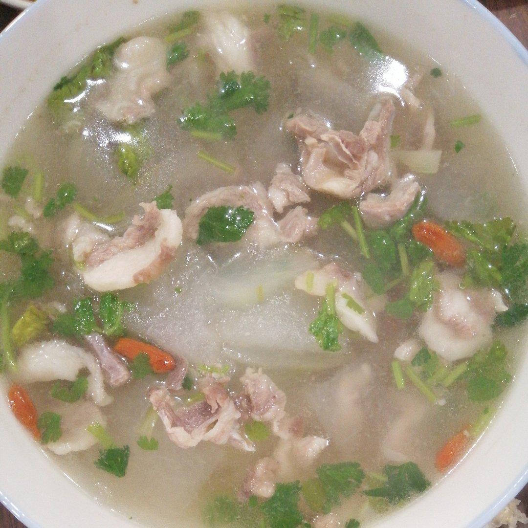 天冬冬瓜羊肉汤