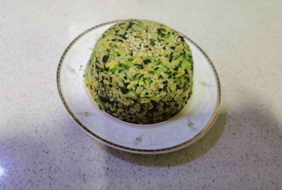 青菜（油麦菜）炒饭