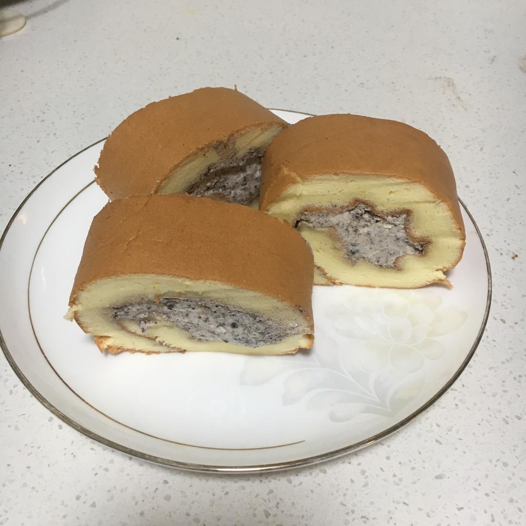 胖乎乎奶油芒果卷/不开裂不掉皮全过程详细图解烘焙视频/蛋糕篇6：「厚卷」