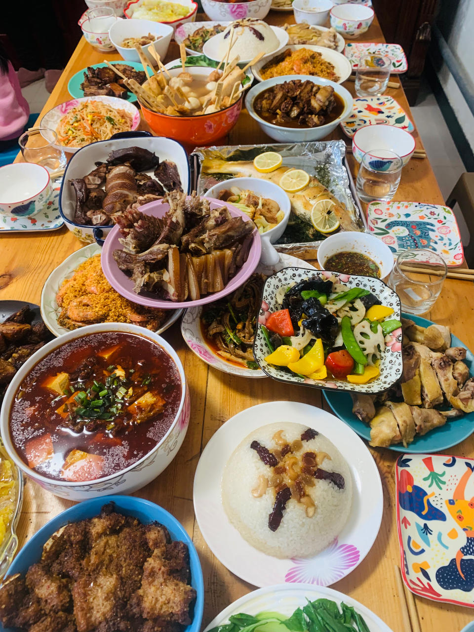 晒晒我家年夜饭