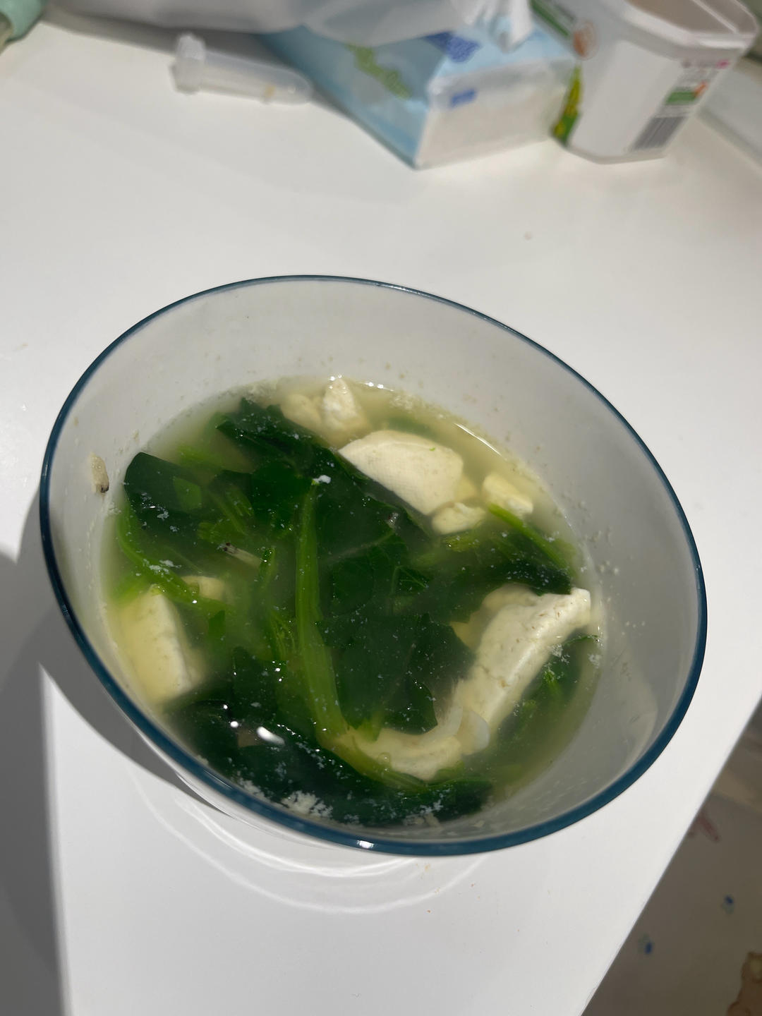 简单菠菜豆腐汤