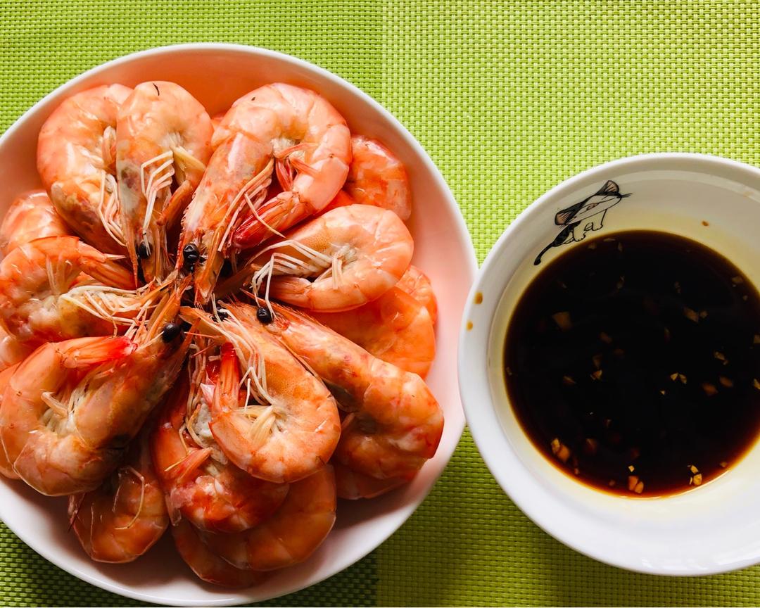 白灼虾的做法