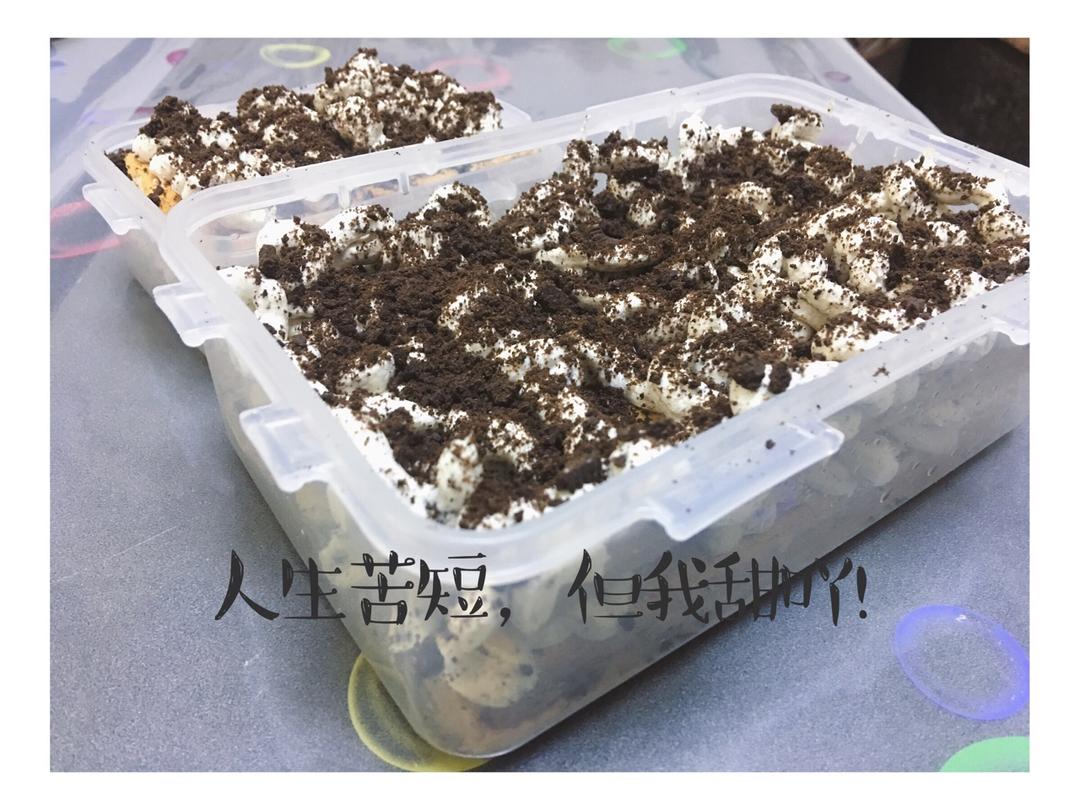 低糖不腻的奥利奥咸奶油蛋糕盒子