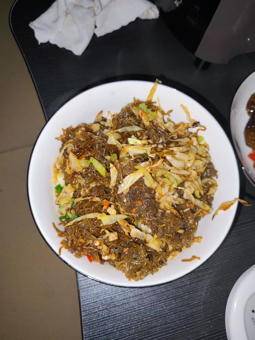 包菜粉丝（粉丝炒包菜）