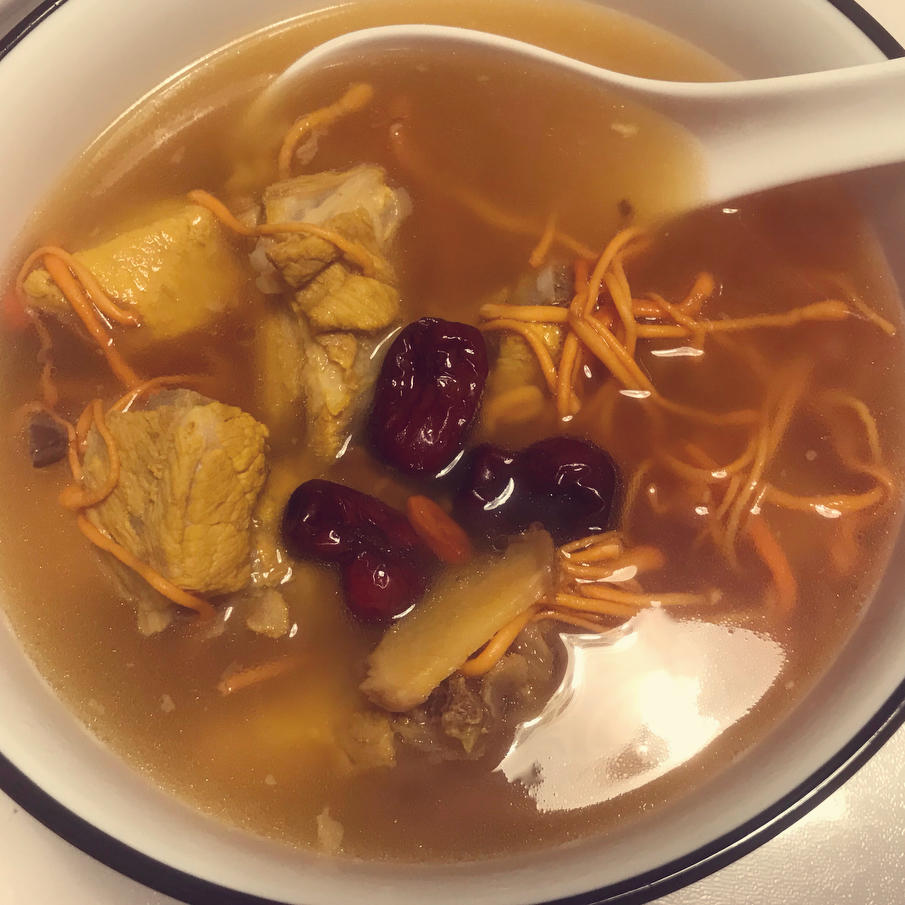 虫草花排骨汤
