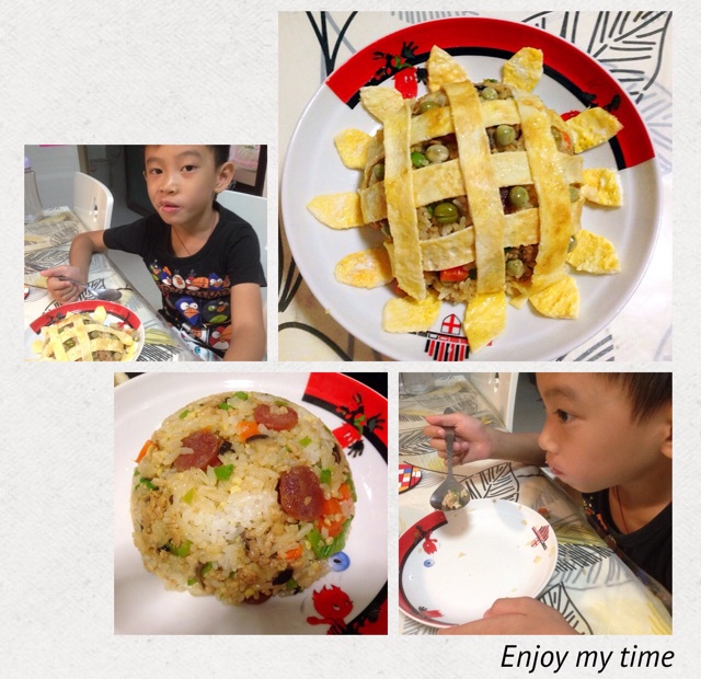 向日葵肉丁炒饭