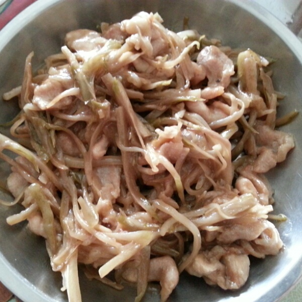 瘦肉炒咸菜