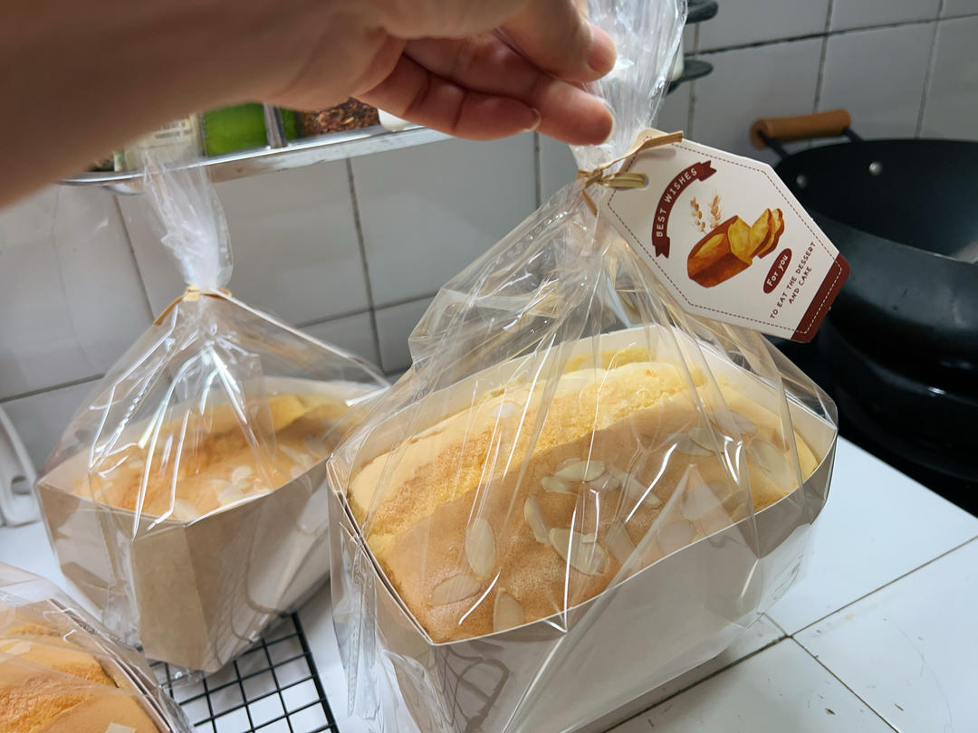 无泡打粉的金枕蛋糕—一次成功零失败