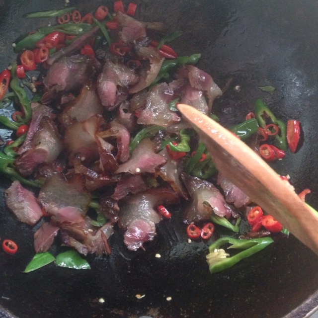青蒜炒腊肉