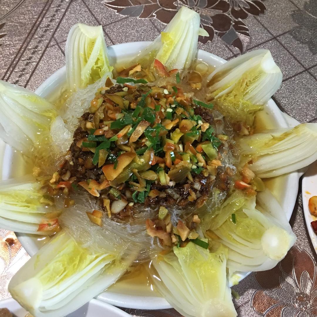 蒜蓉粉丝娃娃菜
