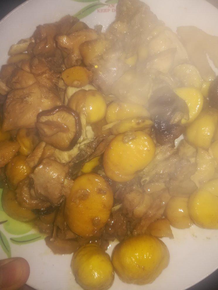 超简单栗子烧鸡（黄焖鸡的味道！