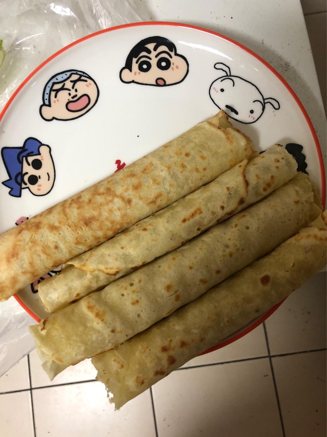 电饼铛鸡蛋卷