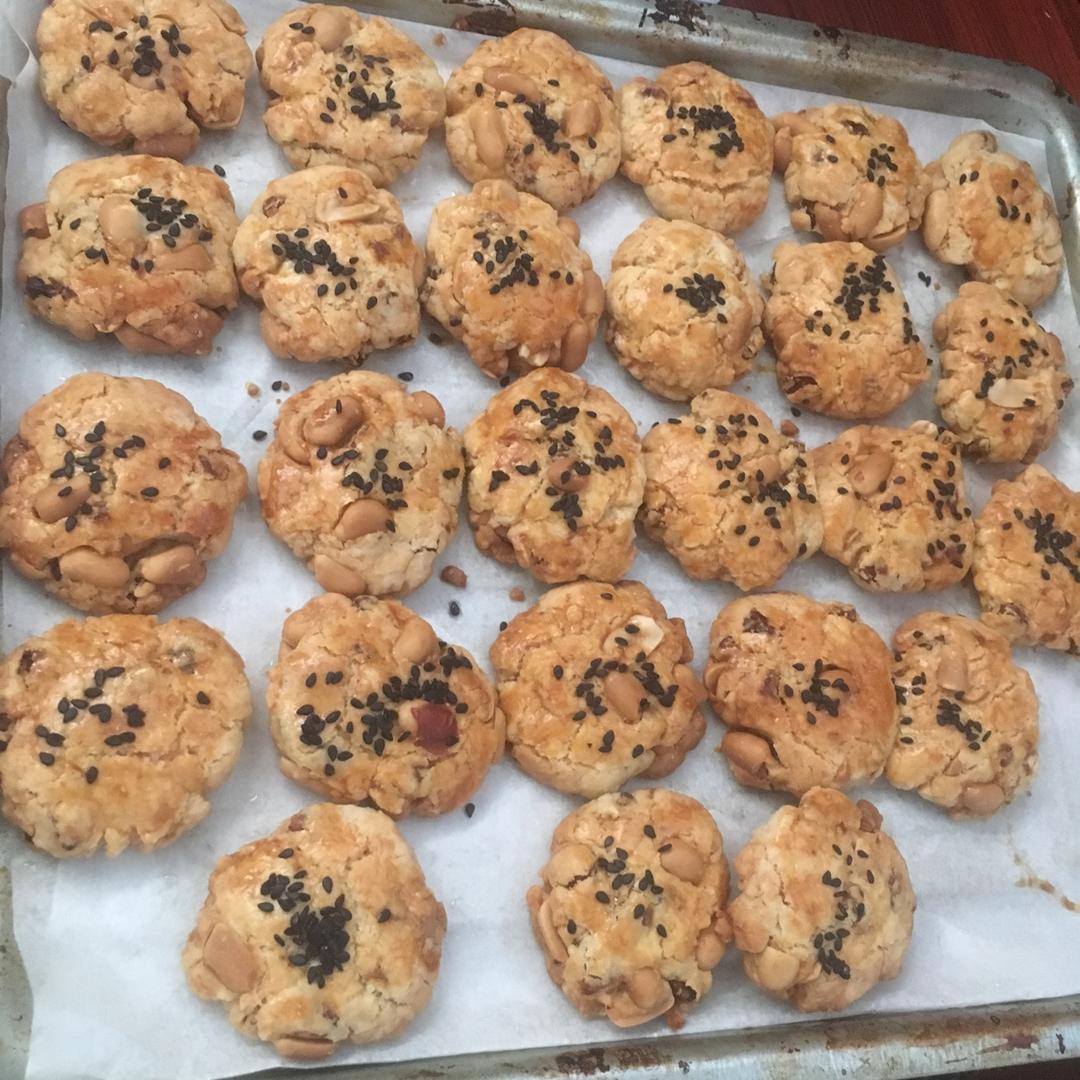 葡萄干花生酥（低油低糖版）