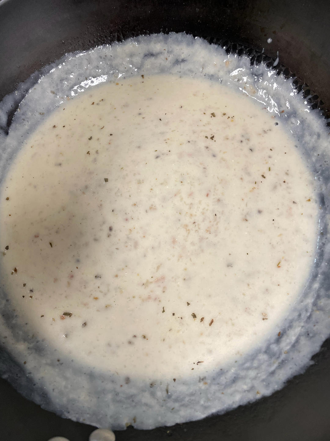 西餐经典汤品-培根奶油蘑菇浓汤