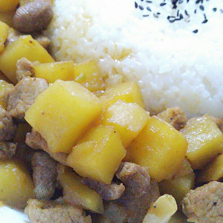 土豆烧肉