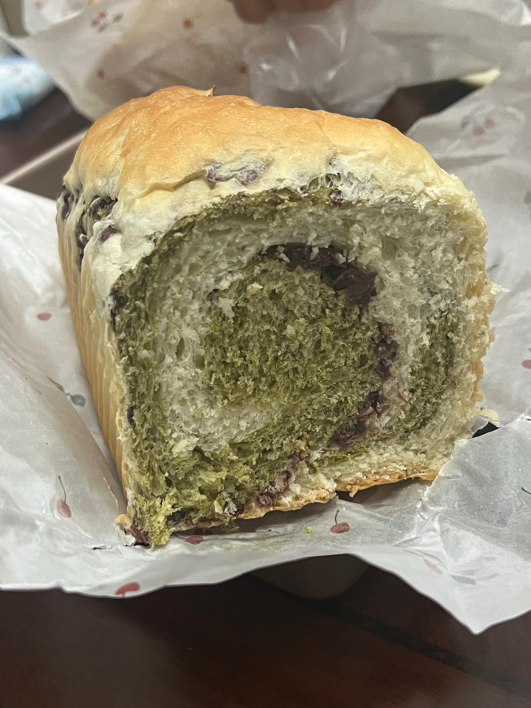 最正宗的日式抹茶红豆吐司