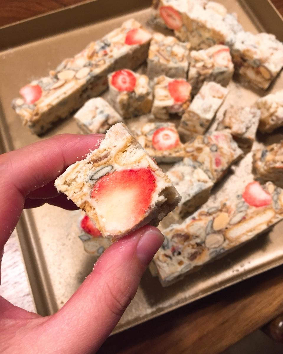 雪花酥  不甜版