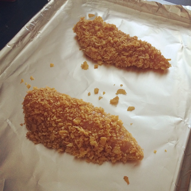 玉米片脆皮烤鸡柳