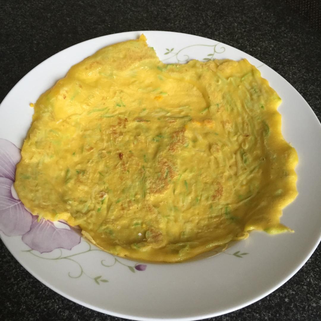 西葫芦蛋黄煎饼（宝宝辅食）
