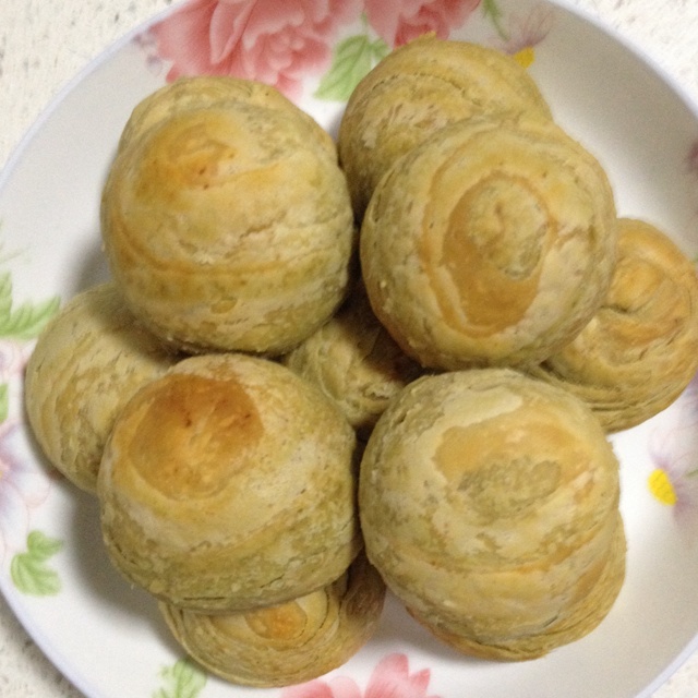 抹茶豆沙酥