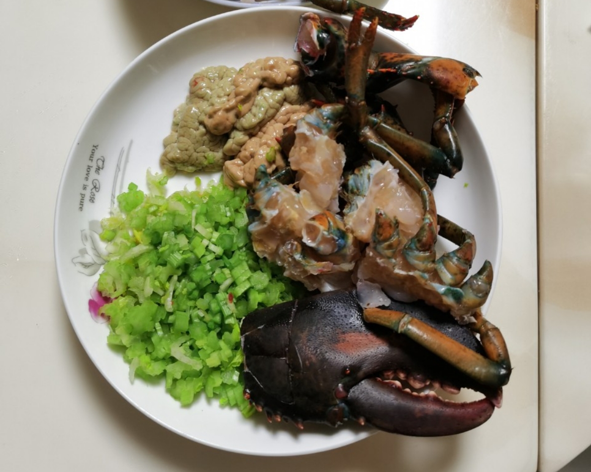 清蒸波龙+龙虾粥的做法 步骤5