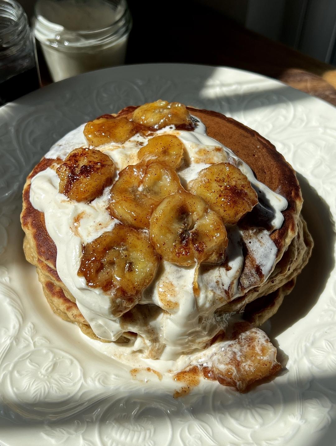 🇺🇸美式香蕉松饼「Pancake」
