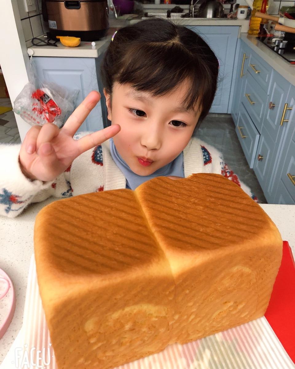 奶油牛奶吐司           直接法简单快捷