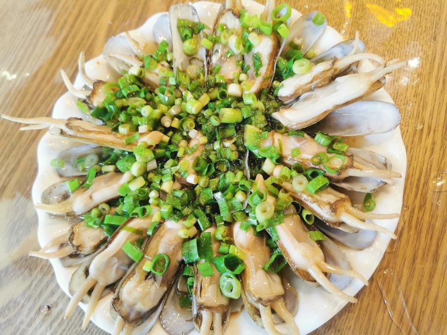 姜葱爆炒圣子/大排档做法/快手菜/姜葱爆炒蛏子王