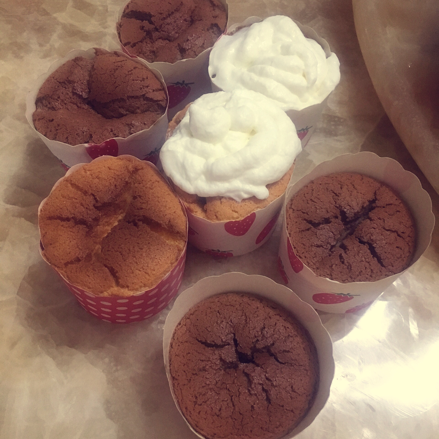 淡奶油纸杯蛋糕
