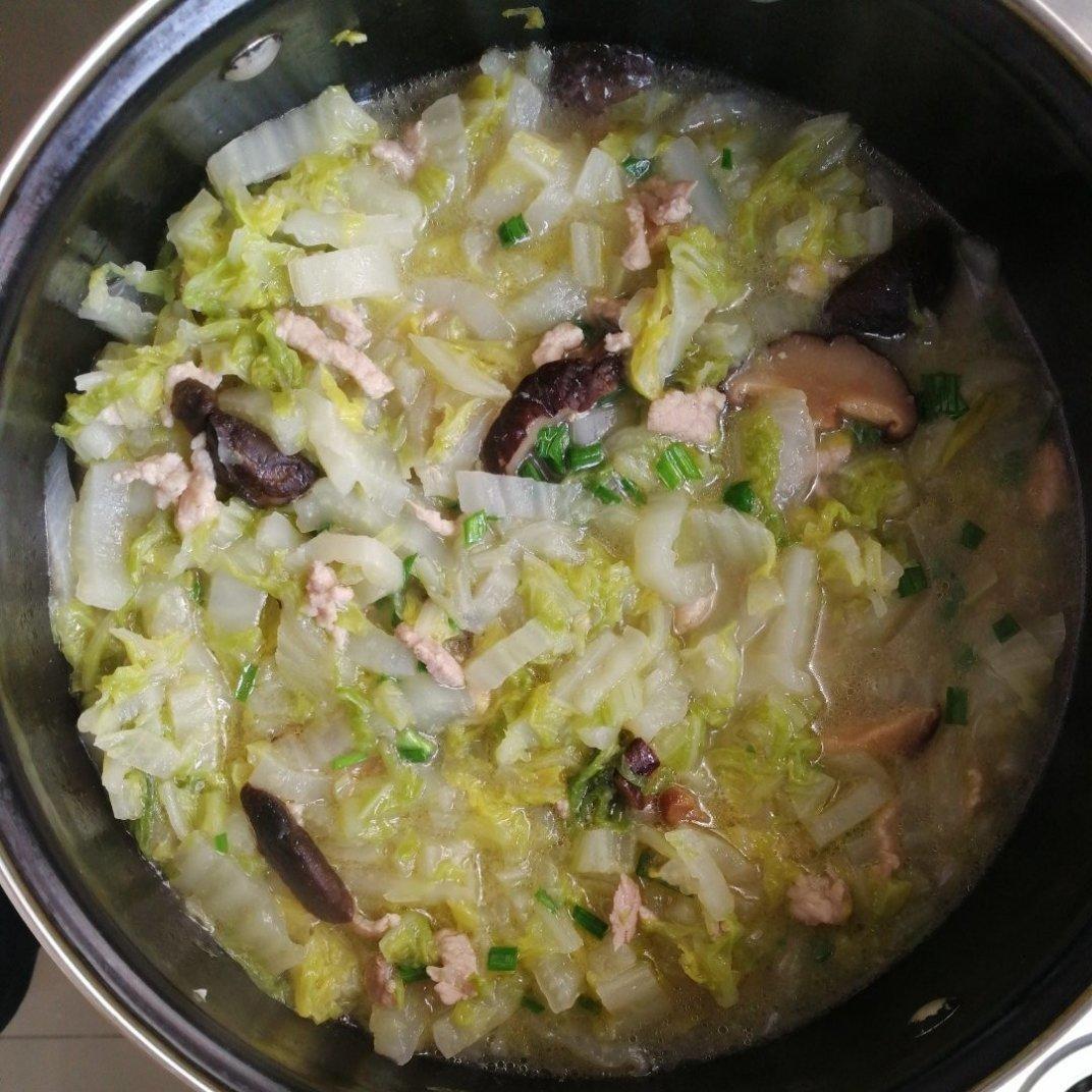 白菜烂糊肉丝
