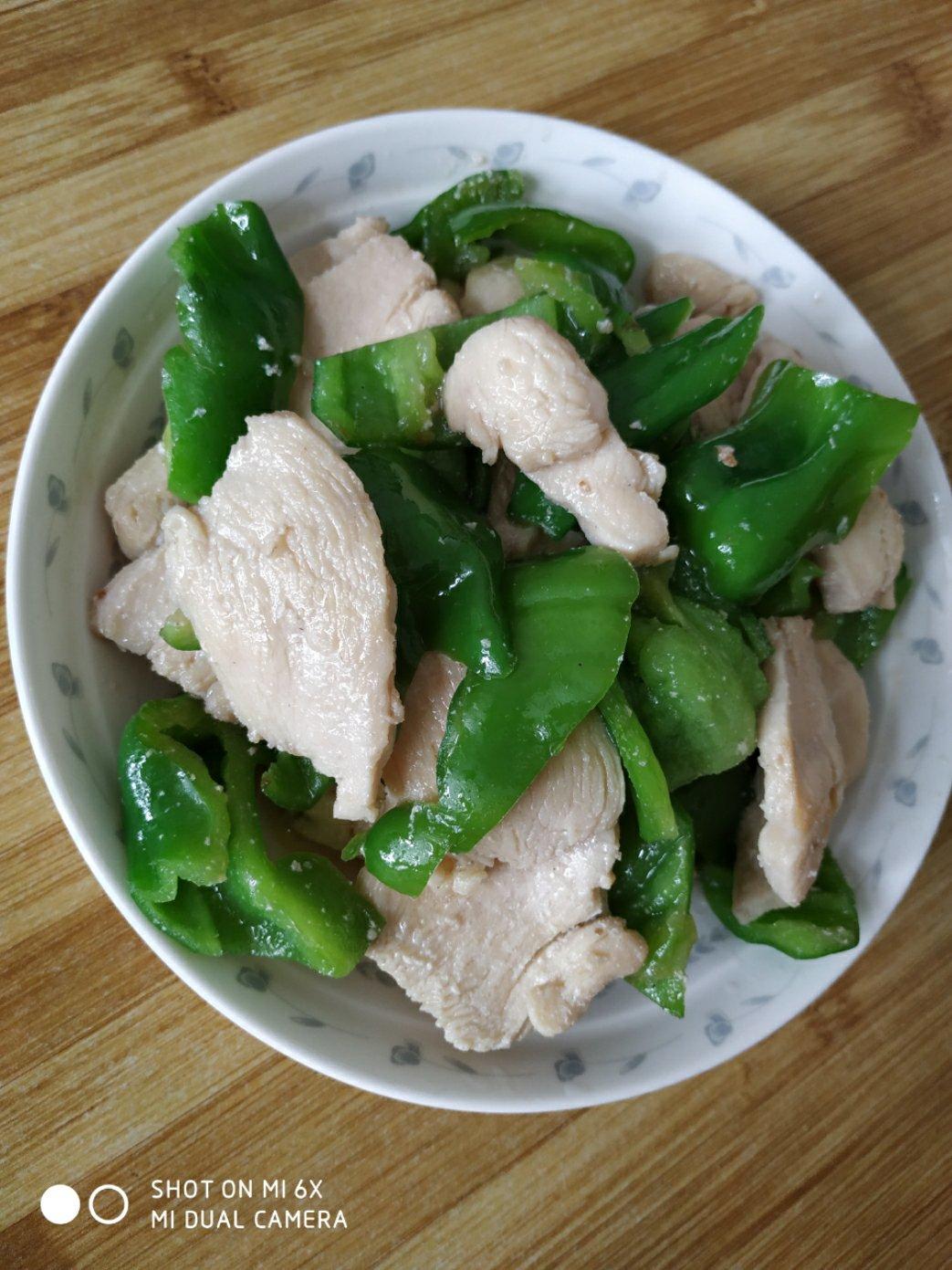 青椒炒鸡胸肉