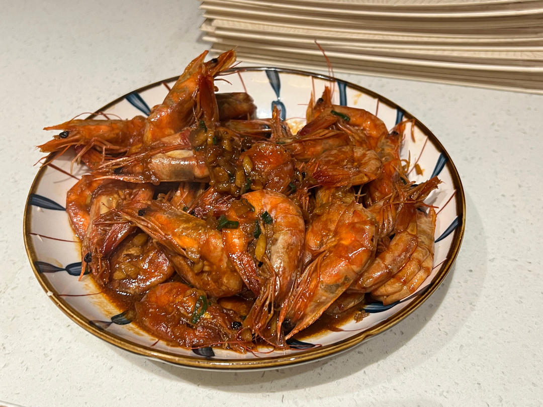 家庭版油焖大虾