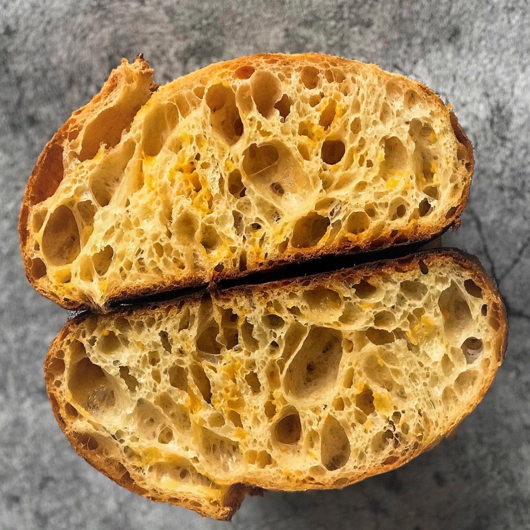 欧包切面组织气孔